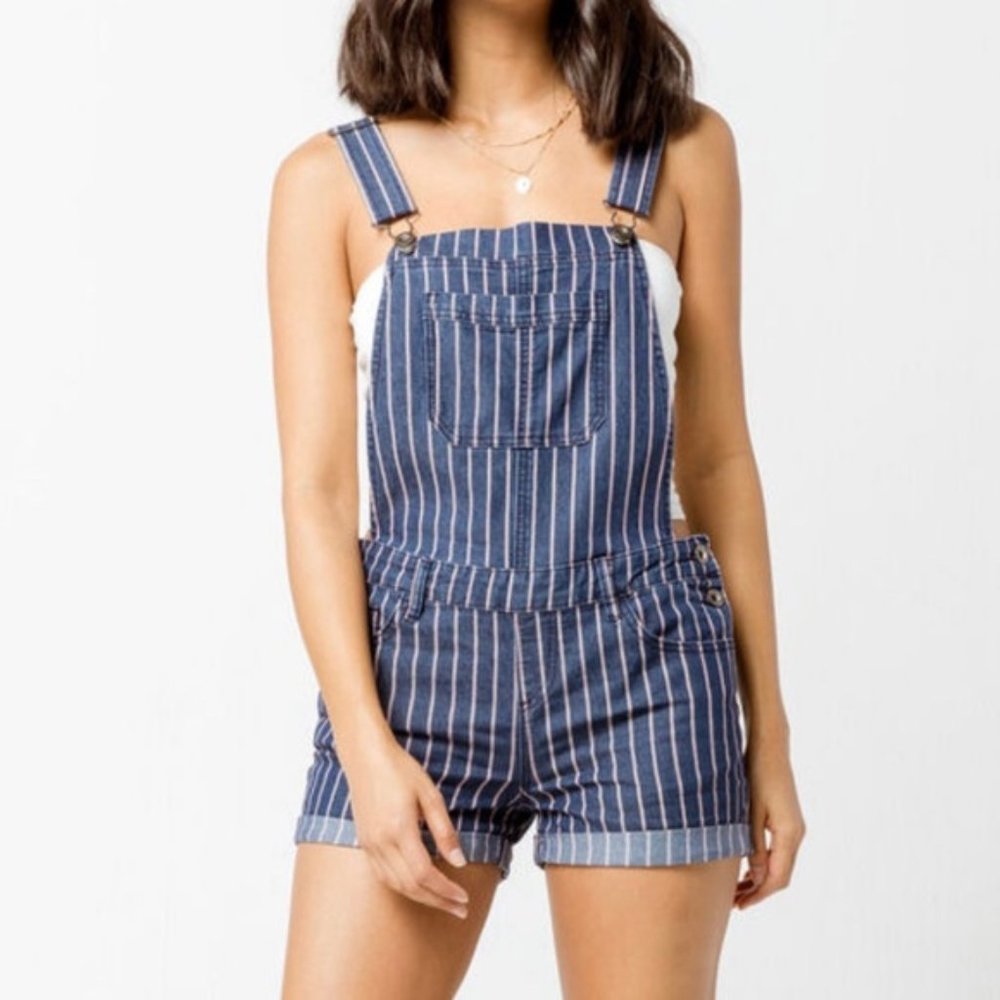 NWT Others Follow Indigo Overalls Size S